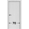 "70" = 74,5/198,5 cm = svetlosť 70 x 197 cm 
